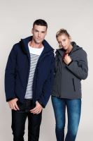 LADIES’ HOODED SOFTSHELL LINED PARKA 